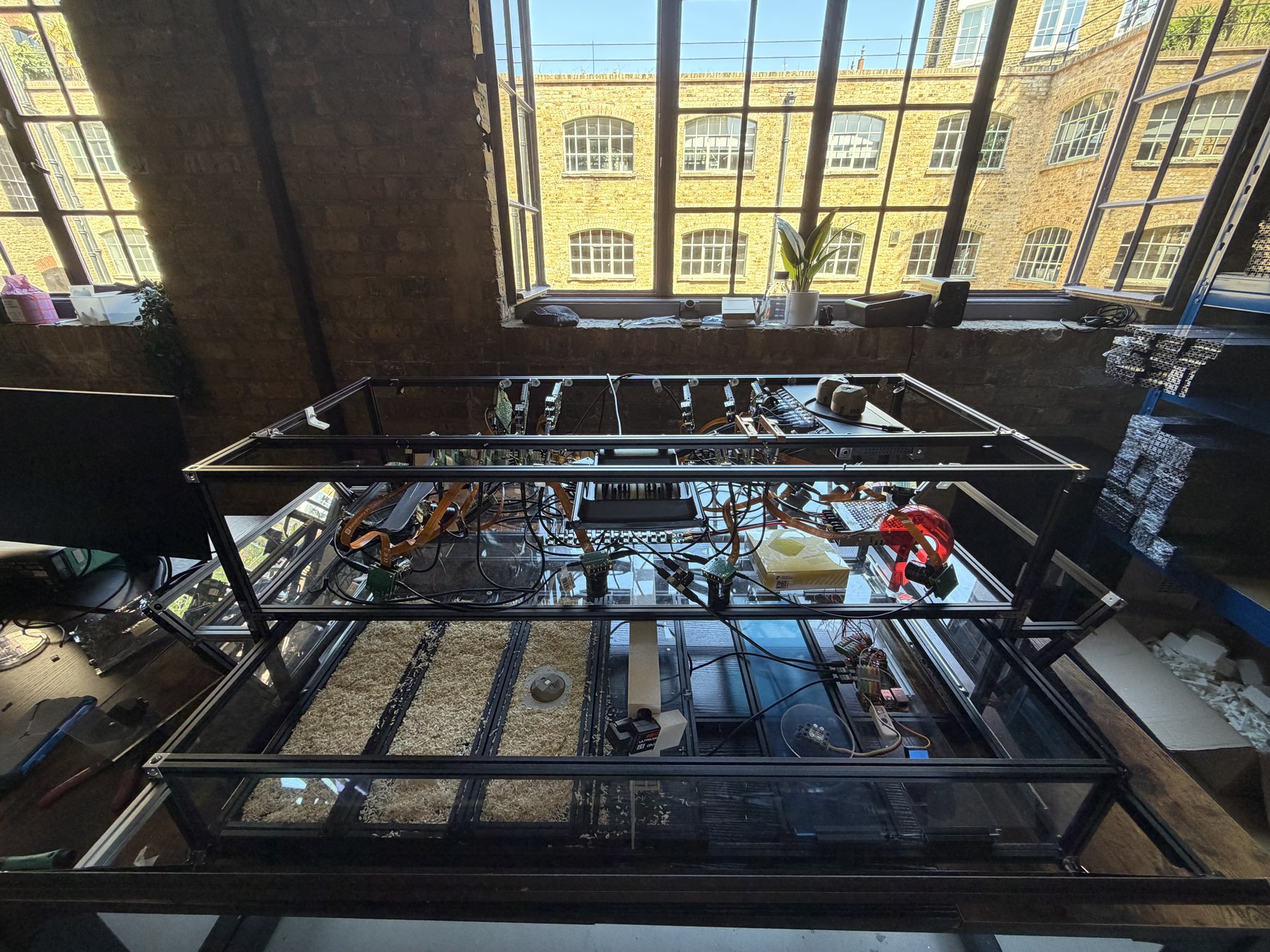 Modular cage enclosure